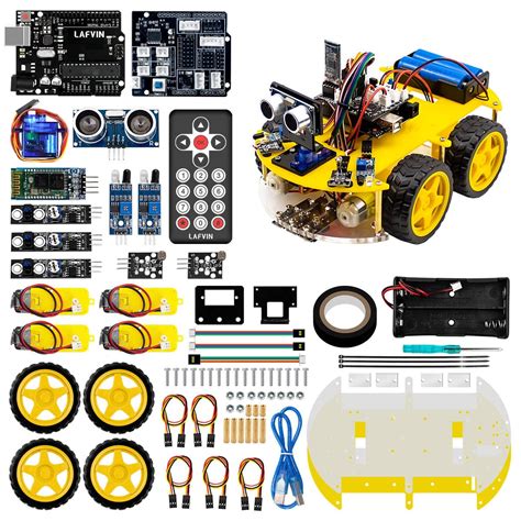 Lafvin 4wd Multi Robot Car Kit Upgraded V2 0 Robot | Desertcart INDIA