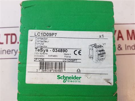 Schneider/telemecanique lc1d09p7 contactor – Aeliya Marine Tech