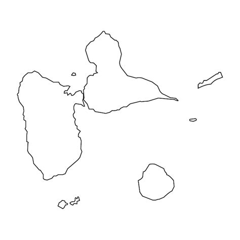 Raja ampat outline maps Vectors - Download Free High-Quality Vectors ...