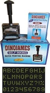 dinojames Batch Printing Machine SG-555 (IJ) Dotted Print Letter Size ...