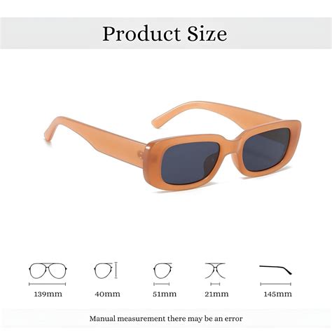 4Flaunt Rectro Series Retro Rectangular Sunglasses - Orange