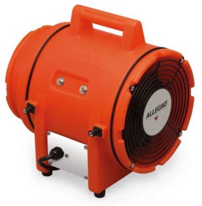 Allegro 8" Axial Explosion-Proof (EX) Plastic Blower with Compact ...