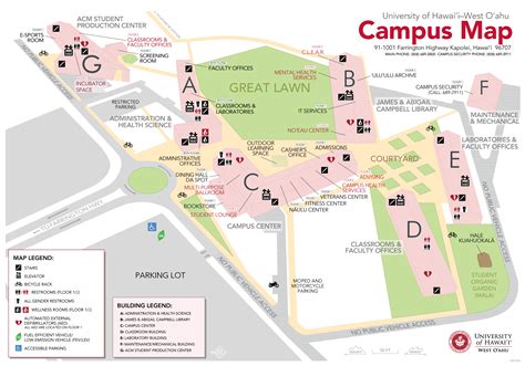 Campus Map - University of Hawai'i–West O'ahu