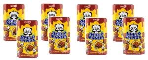 Meiji Hello Panda Double Chocolate Biscuit 50g pack of 8 Cookies ...