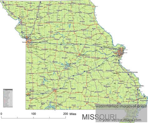 Missouri County Map Printable