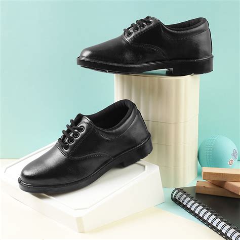 Buy Prefect Black Lacing School Shoes For Kids SKOOLBOYPU
