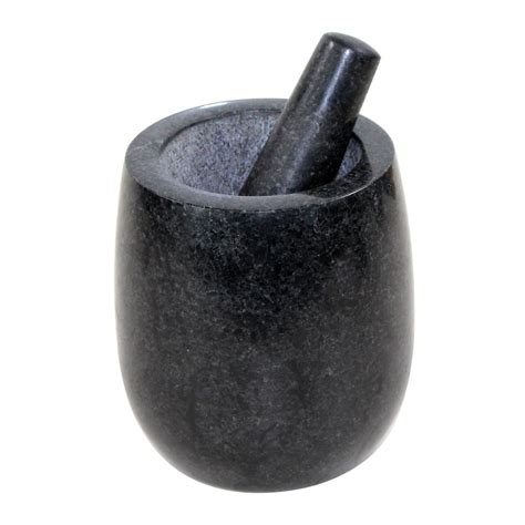 10x12.5cm Cookwin Black Polished Granite Mortars and Pestles - China ...