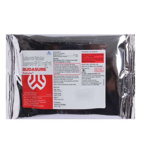 Budasure 0.5 Pulmules 5 x 2 ml Price, Uses, Side Effects, Composition ...