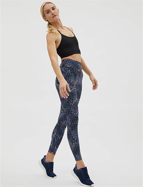 Buy Go Move Printed Gym Leggings at Marks & Spencer