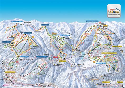 Zillertal Trail map - Freeride