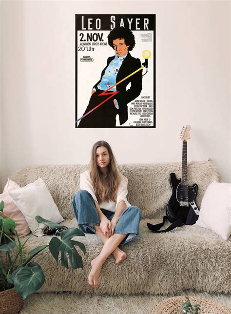 Leo Sayer - In My Heart, München 1977 - Konzertplakat, 333,00