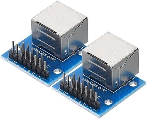 MECCANIXITY RJ45 Connector Horizontal Adaptor Test Board Port Adaptor ...