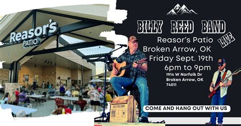 Billy Reed Live at Reasors Patio, Broken Arrow,oklahoma74014, 19 ...
