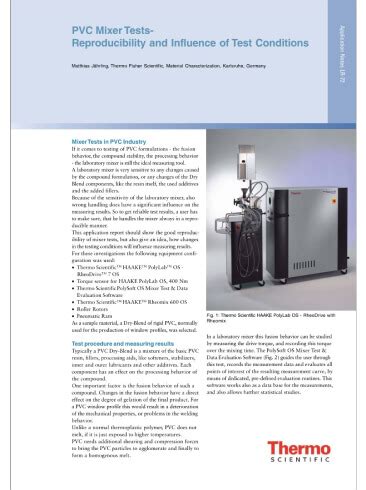 Material Characterization Applications - Analysis