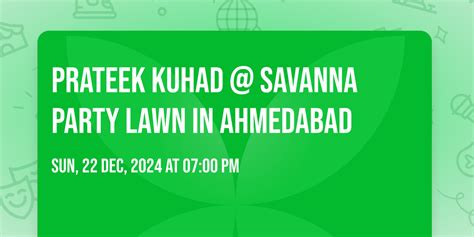 Prateek Kuhad @ SAVANNA Party Lawn in Ahmedabad, SAVANNA Party Lawn ...