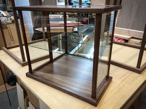 Handmade American Walnut Display Case For Collectibles - Chameleon ...