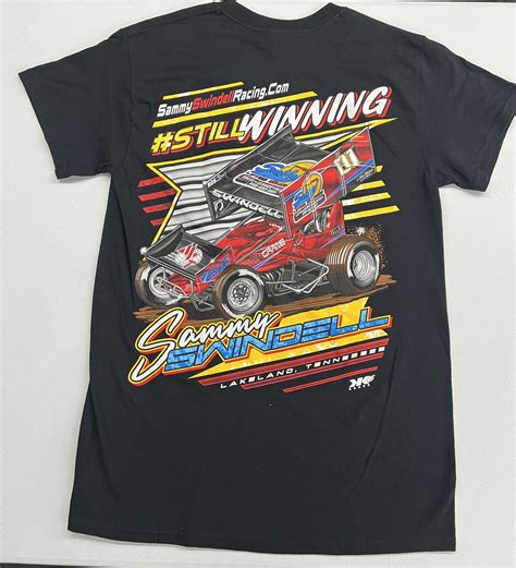 T-Shirt 01 Sprint Car Black | Sammy Swindell Racing