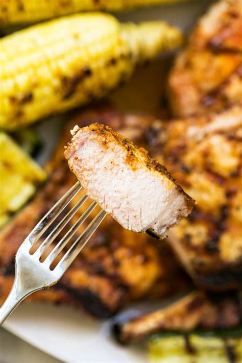 Juicy Grilled Pork Chops - Skinnytaste