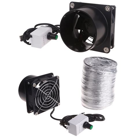 Usb Exhaust Fan Duct Air Ventilation Blower Window Extractor Toilet ...