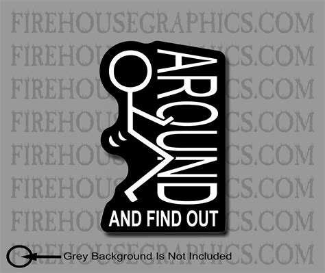Fuck-Around And Find Out FAFO sticker decal | eBay