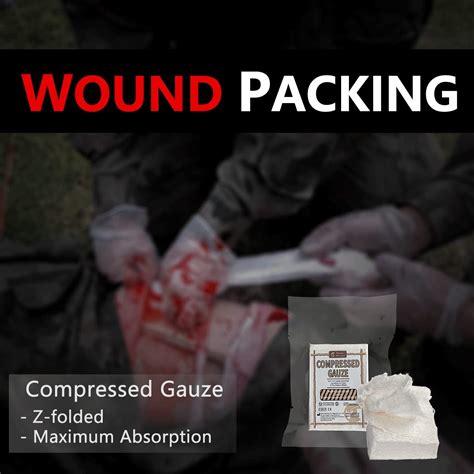 RHINO RESCUE Sterile Compressed Gauze for Emergency India | Ubuy