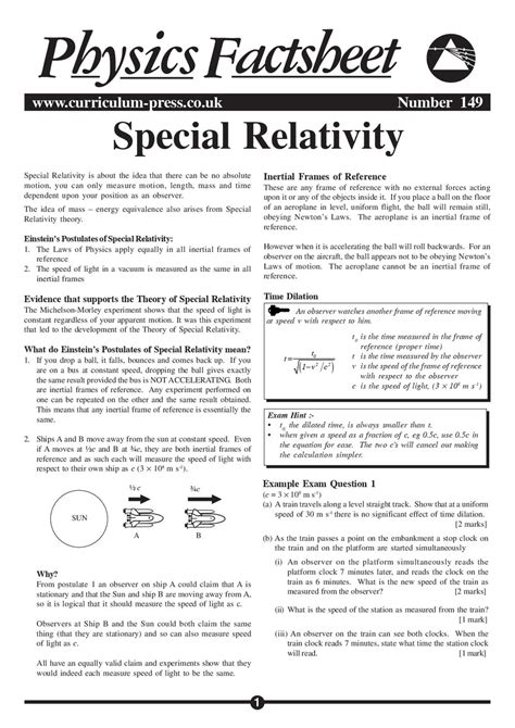 Image result for Sample Problem Special Relativity