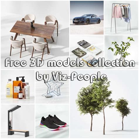Free 3D models collection by Viz-People full - CG TIPS