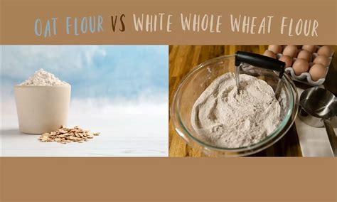 Oat Flour vs White Whole Wheat Flour: Which Is Better? - The Coconut Mama
