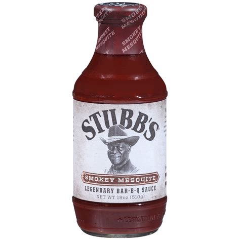 Stubb's Smokey Mesquite Legendary Bar-B-Q Sauce, 18 ounce | Sweet bbq ...