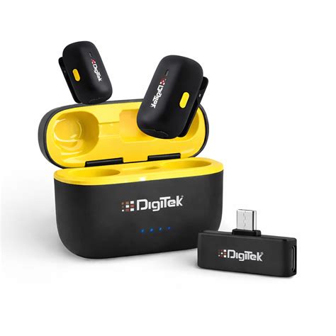Digitek (DWM 103 Mini) 2-in-1 Wireless Microphone, 2.4G Wireless Mic,