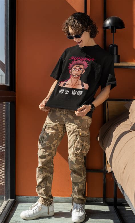 Sukuna-Jujutsu Kaisen: Anime- Oversized T-Shirts by ANTHERR
