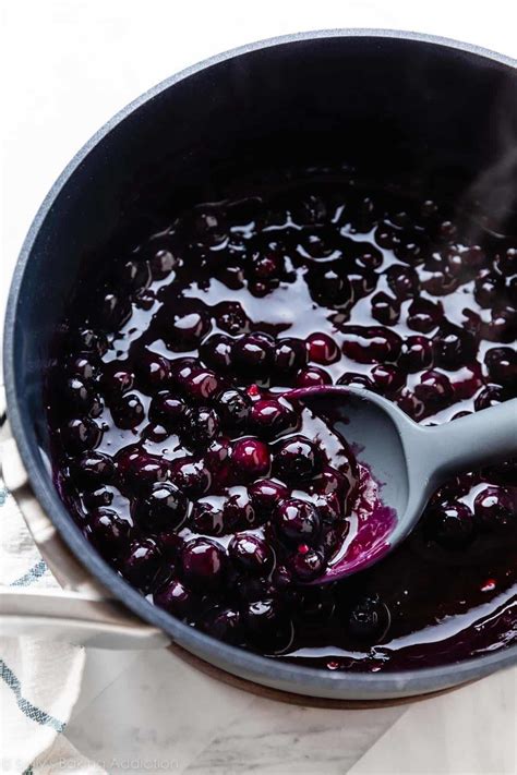 Easy blueberry sauce 6 ingredients sally s baking addiction – Artofit