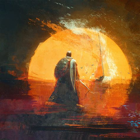 Download wallpaper 2780x2780 knight, warrior, shield, art ipad air ...