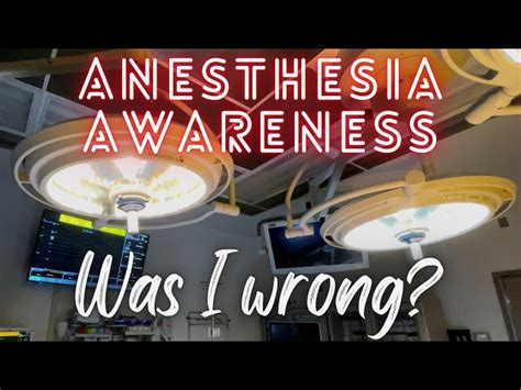 Anesthesia Awareness 的图像结果