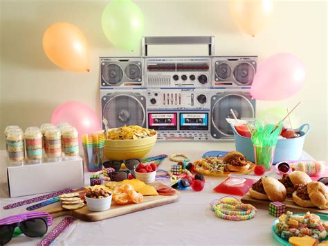 How To Host An 80s Party - Food.com | Birthday party food, 80s theme ...