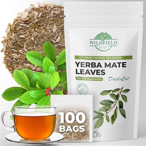 Amazon.com : 100 Bags Yerba Mate Tea Bag Herb Tea (Ílex Paraguariénsis ...