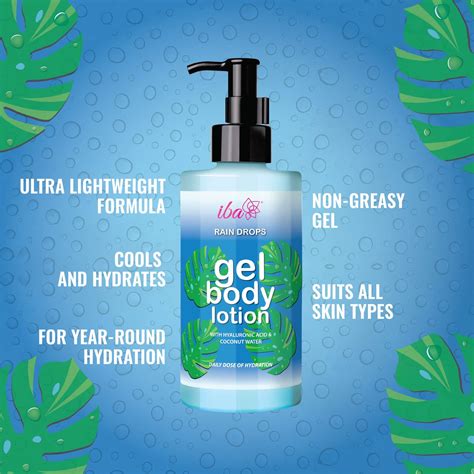 Buy Iba Raindrops Gel Body Wash & Body Lotion Combo Online