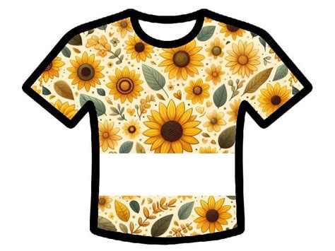 6 T Shirt Sunflower Name Tags, Back to School, Bulletin Board by Nitin ...
