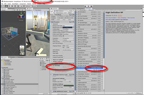Unity HDRP Tutorial 的图像结果
