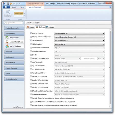 Image result for Advanced Installer Interface