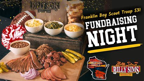 Billy Sims BBQ Fundraising Night - Franklin Boy Scout Troop 531, 7358 W ...