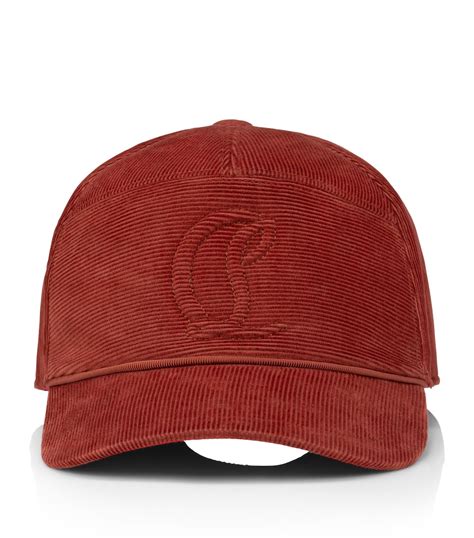 Christian Louboutin Enky Mooncrest Corduroy Cap | Harrods US