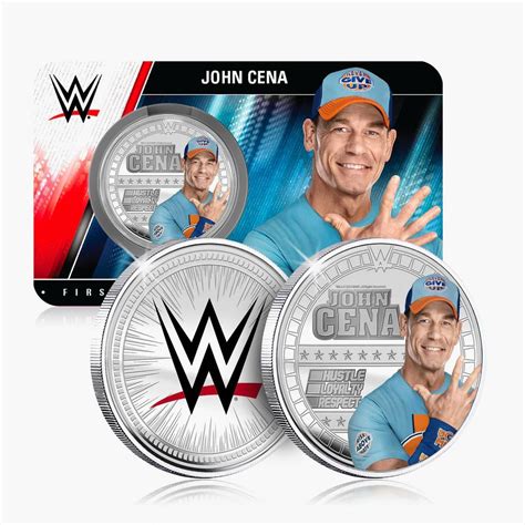 FANTASY CLUB John Cena WWE - Pièce Officielle de 32 mm - Hommage au 16 ...