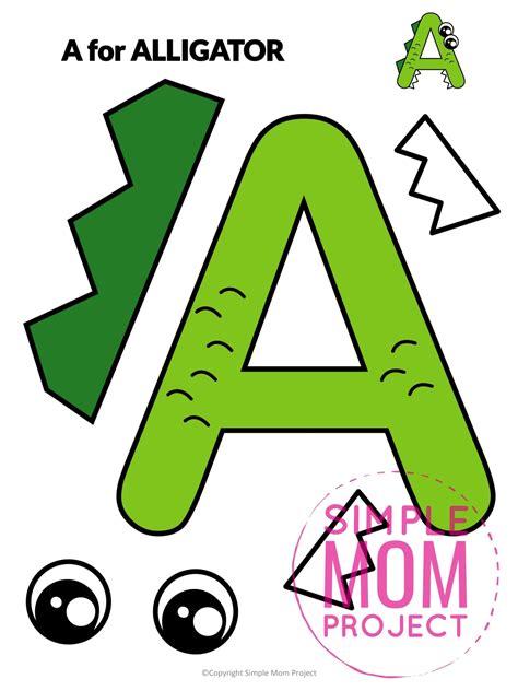 Letter A Craft Template - Best Templates Resources