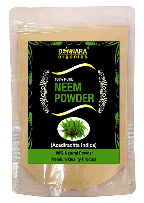 Donnara Organics 100% Pure & Natural Neem Powder(150 gms) : Amazon.in ...
