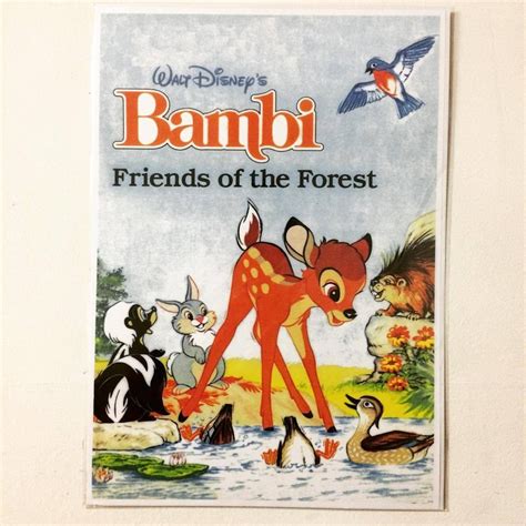 ミニポスター「ディズニー バンビ」 | 古本トロニカ 通販オンラインショップ | 美術書・ZINE・雑貨・ポスター販売