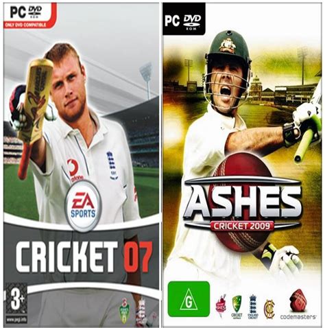 EA Cricket 07 and Ashes Cricket 09 COMBO of Two Sports Game (Regular ...