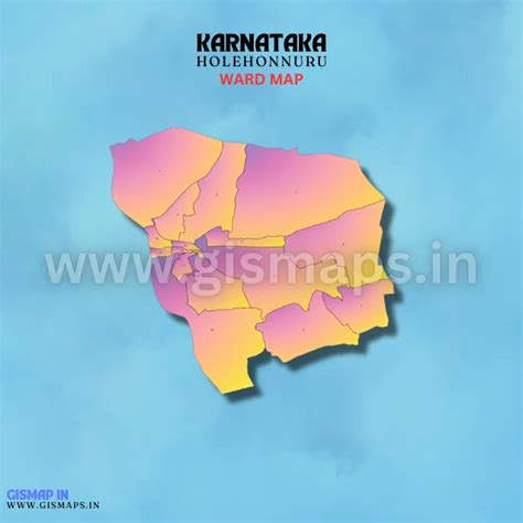 Holehonnuru Ward Map (Karnataka)