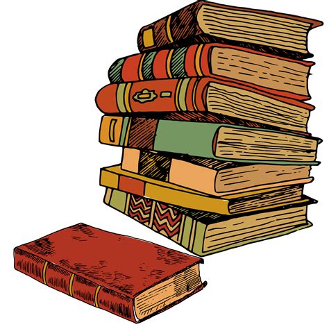 Book Stack Drawing at Christopher Etheridge blog