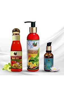 Buy NatureNova Herbals Anti Dandruff Shampoo (200 ml),Hair Oil (100 ml ...